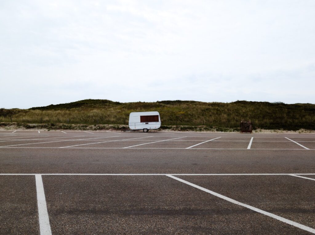 Ameland parkeerplek Sunset